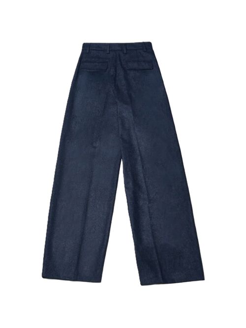 Pantalone completo E-axel flanella unita blu notte TheLatest | TLWE3104W0234ABTPT0457 NIGHT BLUE